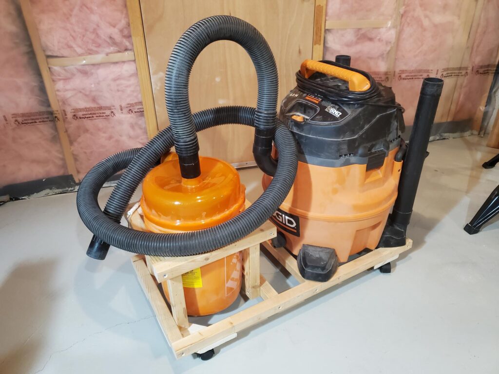 Photo of dust collection cart
