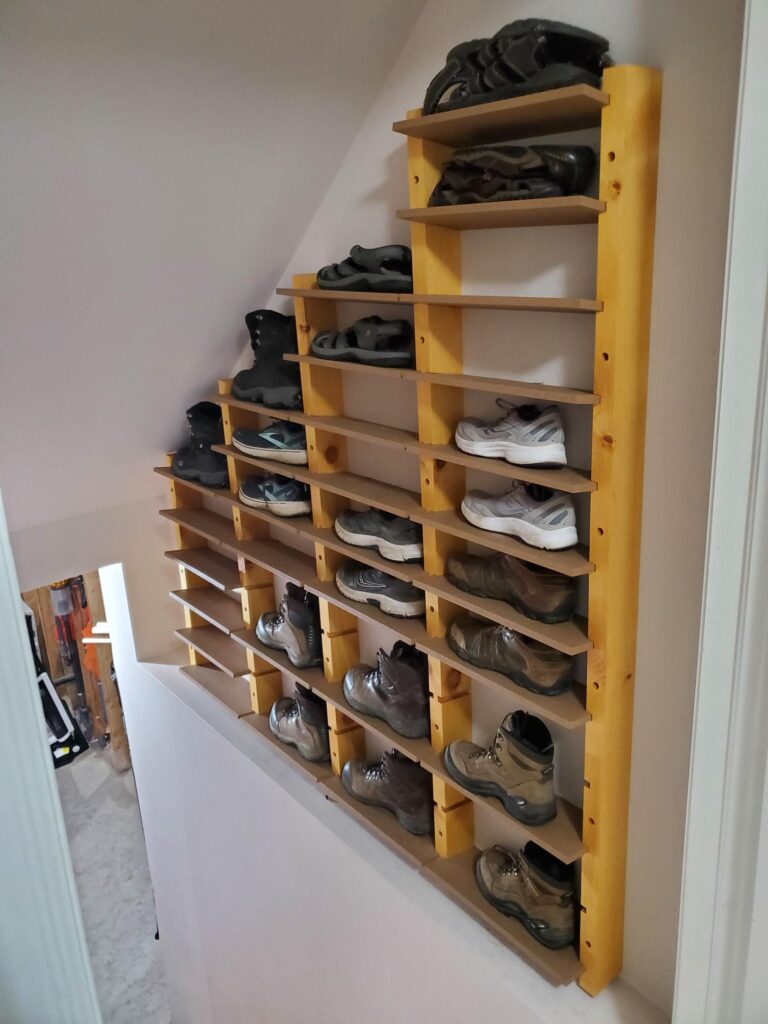 Photo of shoe storage rack